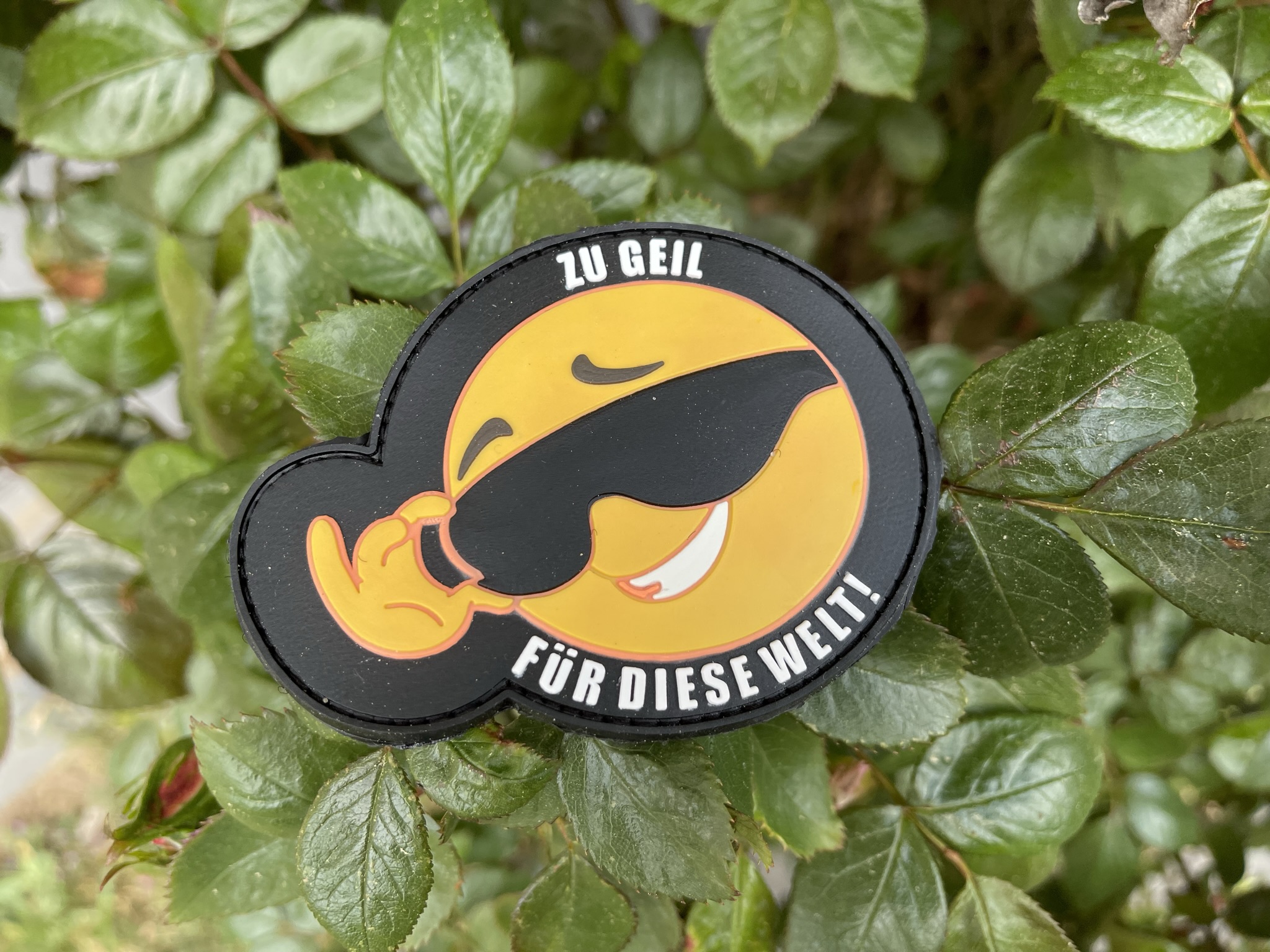 3D Rubberpatch: "ZU GEIL FÜR DIESE WELT!" – Bild 2