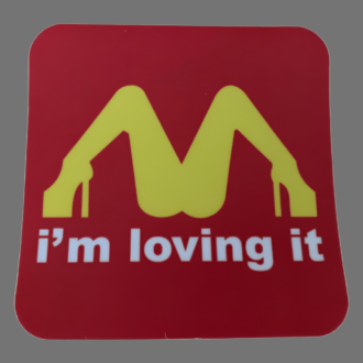 Aufkleber/Sticker "I'M LOVING IT""