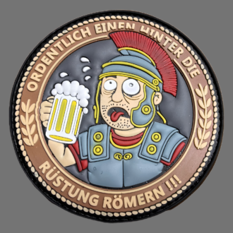 3D Rubberpatch: Ordentlich einen hinter die Rüstung R?mern!