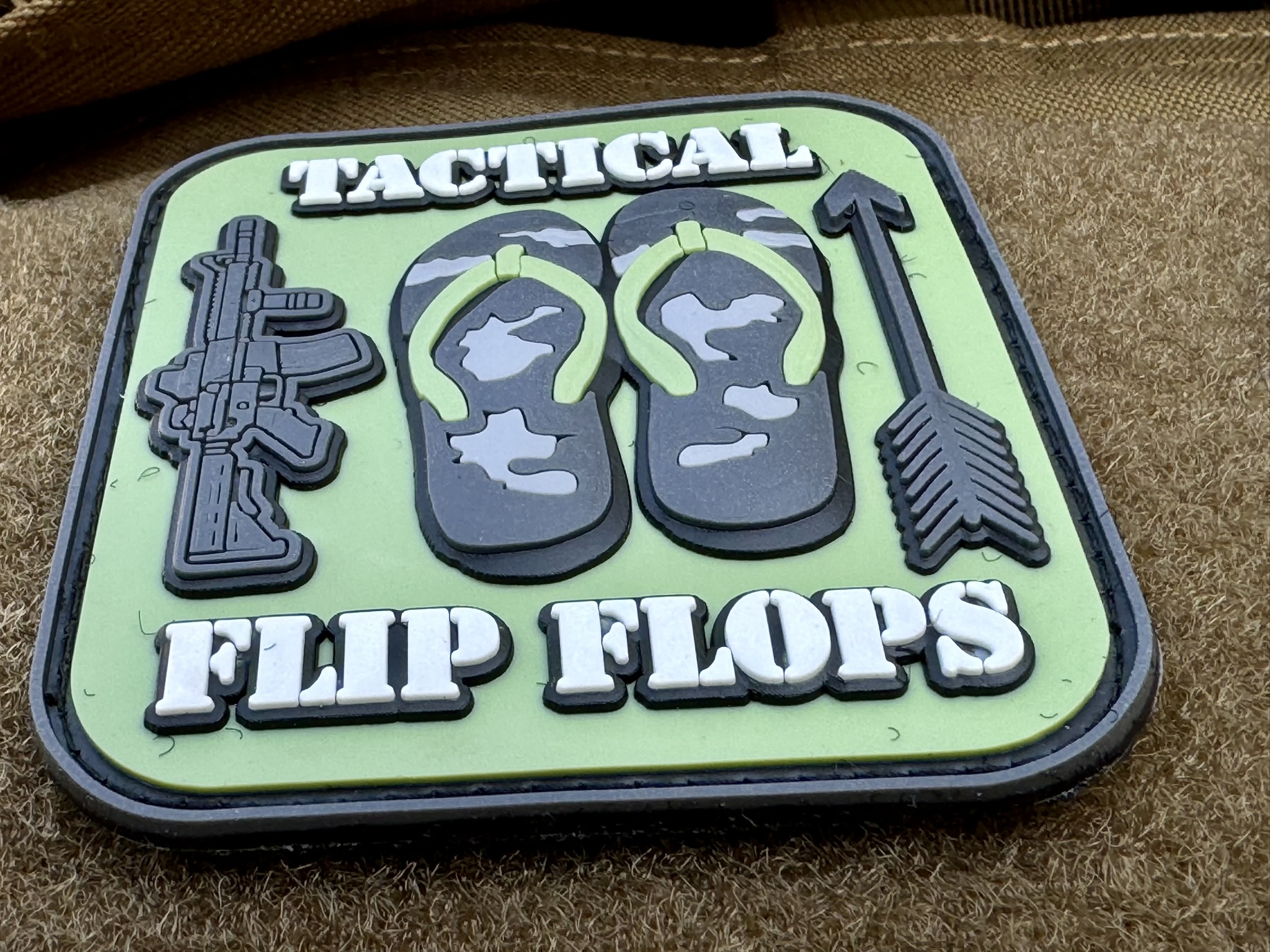 3D Rubberpatch: "TACTICAL FLIP FLOPS" – Bild 3