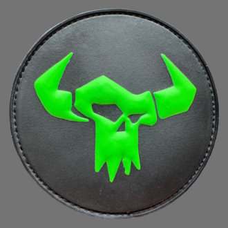 3D Rubberpatch "ORK" grün