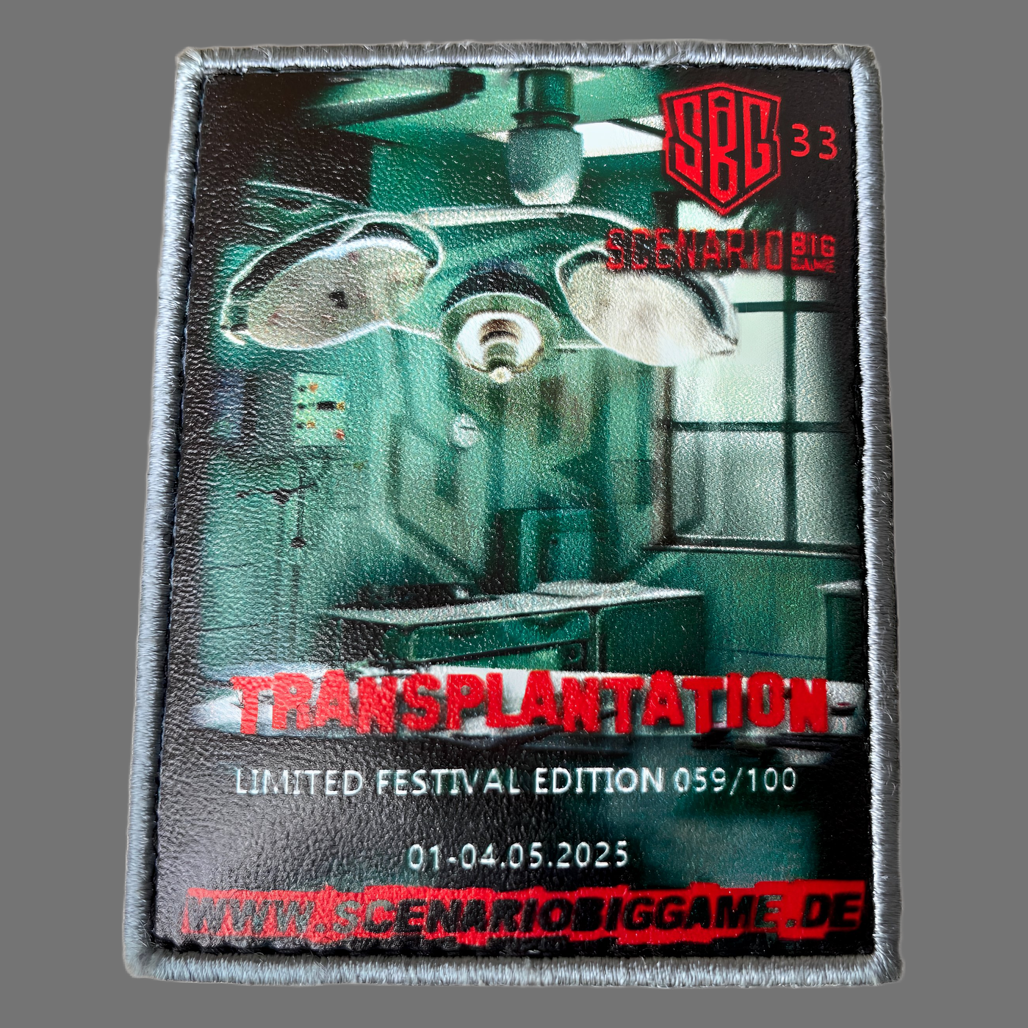 Limited Edition KUPA-Patch zum SBG 33: "TRANSPLANTATION"