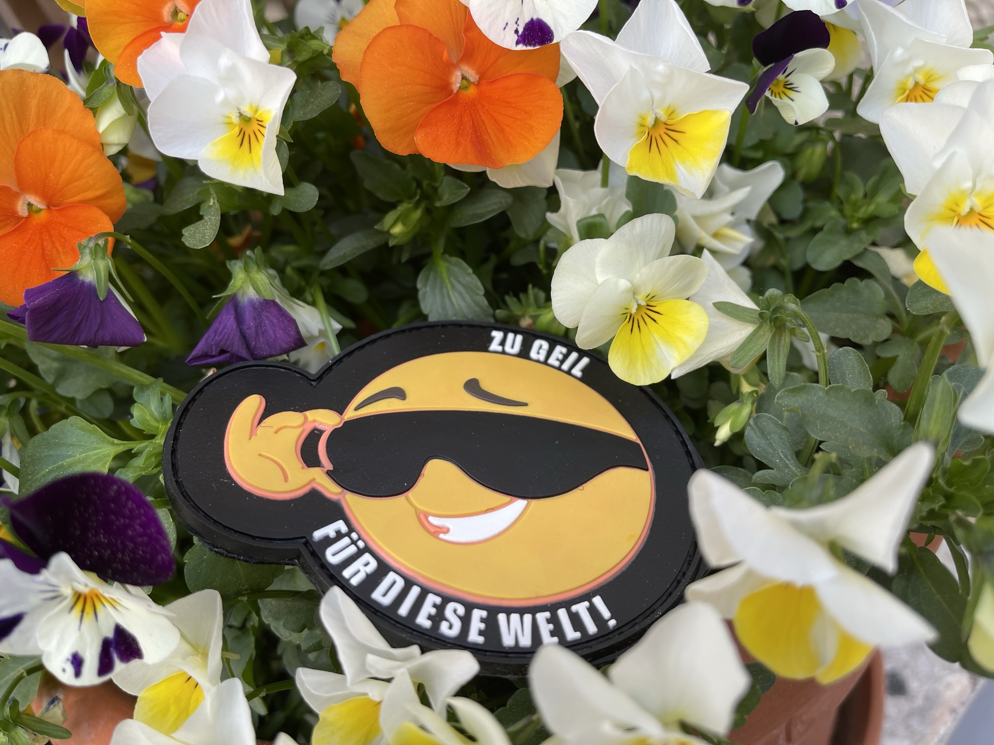 3D Rubberpatch: "ZU GEIL FÜR DIESE WELT!" – Bild 3