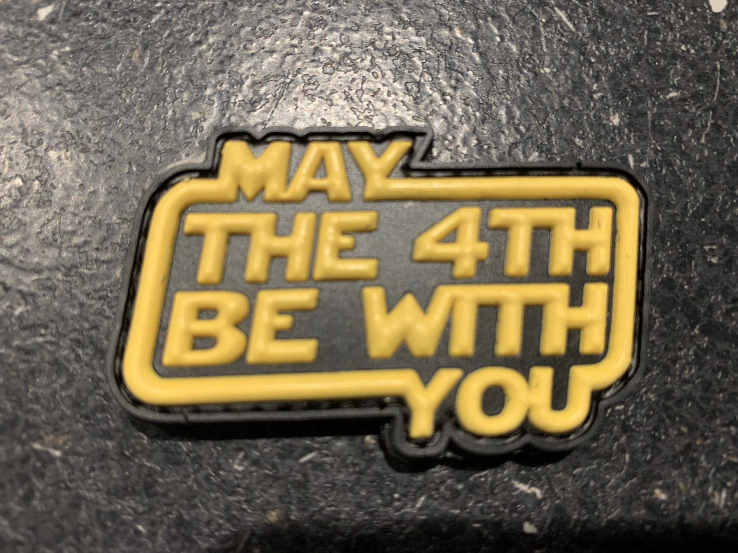 3D Rubberpatch "MAY THE 4TH BE WITH YOU" – Bild 2