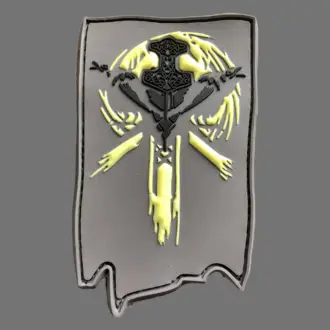3D Rubberpatch "VIKINGS BANNER" "Battlefield"