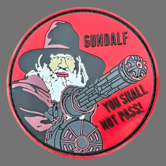 3D Rubberpatch: "GUNDALF red edition"
