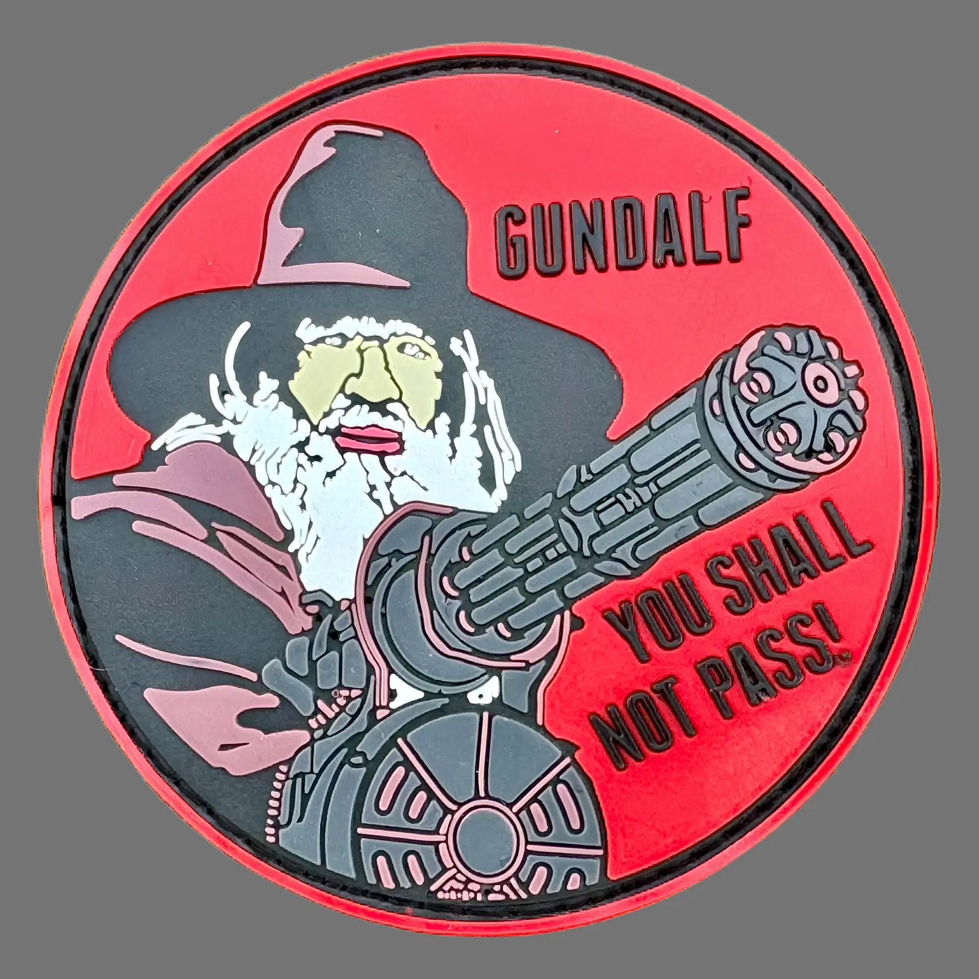 Gundalf Red Edition Patch | 3D Rubberpatch