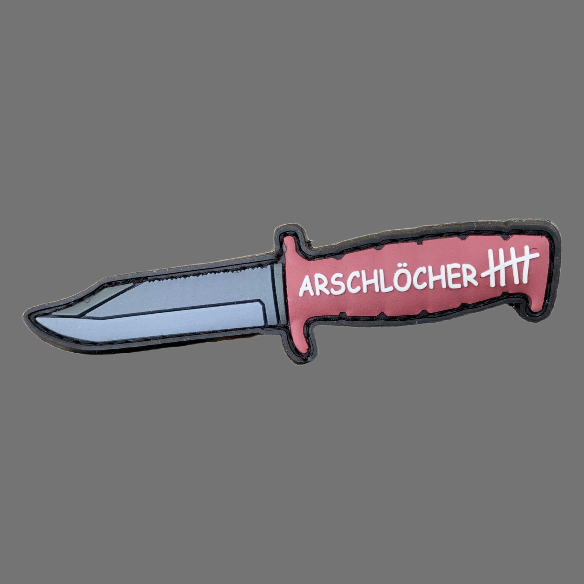 3D Rubberpatch: "ARSCHLÖCHER"