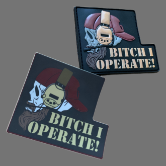 Aufkleber/Sticker "Bitch I operate"