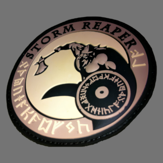 3D Rubber Patch:"STORMREAPER" RUBBER
