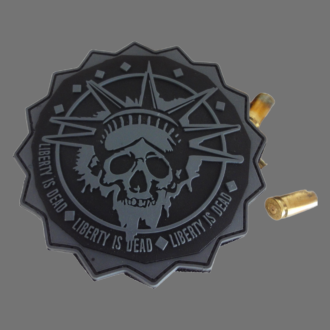 3D Rubber Morale Patch: "Liberty is Dead" subdued
