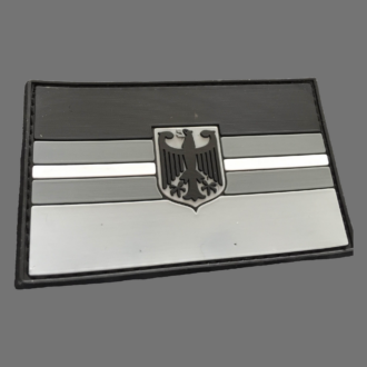 3D Rubber MORALE PATCH: "WHITE LINE DEUTSCHLAND"