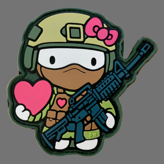 3D Rubberpatch: "KITTY OPERATOR"