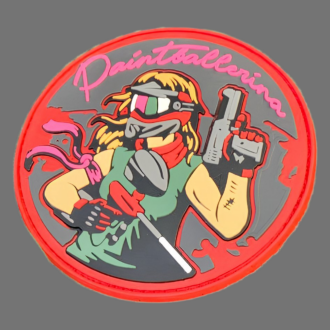 Rubberpatch "Paintballerina"