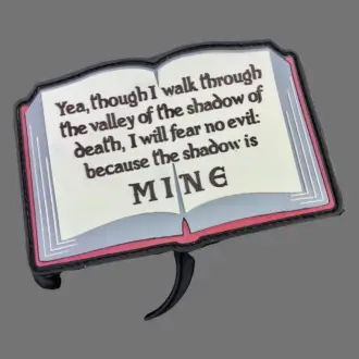 3D Rubberpatch: "Das Buch der Bücher"