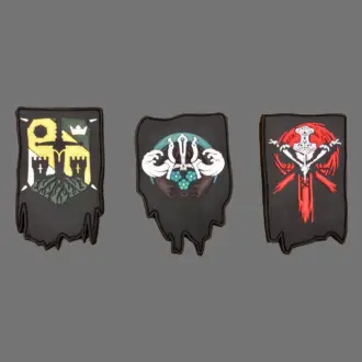 3D Rubberpatch: "BLACK ROCK BANNER"