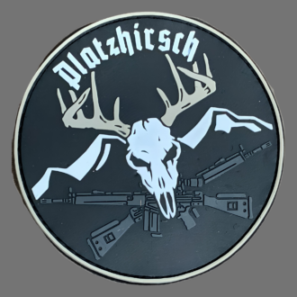 3D Rubberpatch: "PLATZHIRSCH"