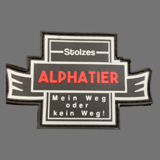 3D Rubberpatch: "ALPHATIER"