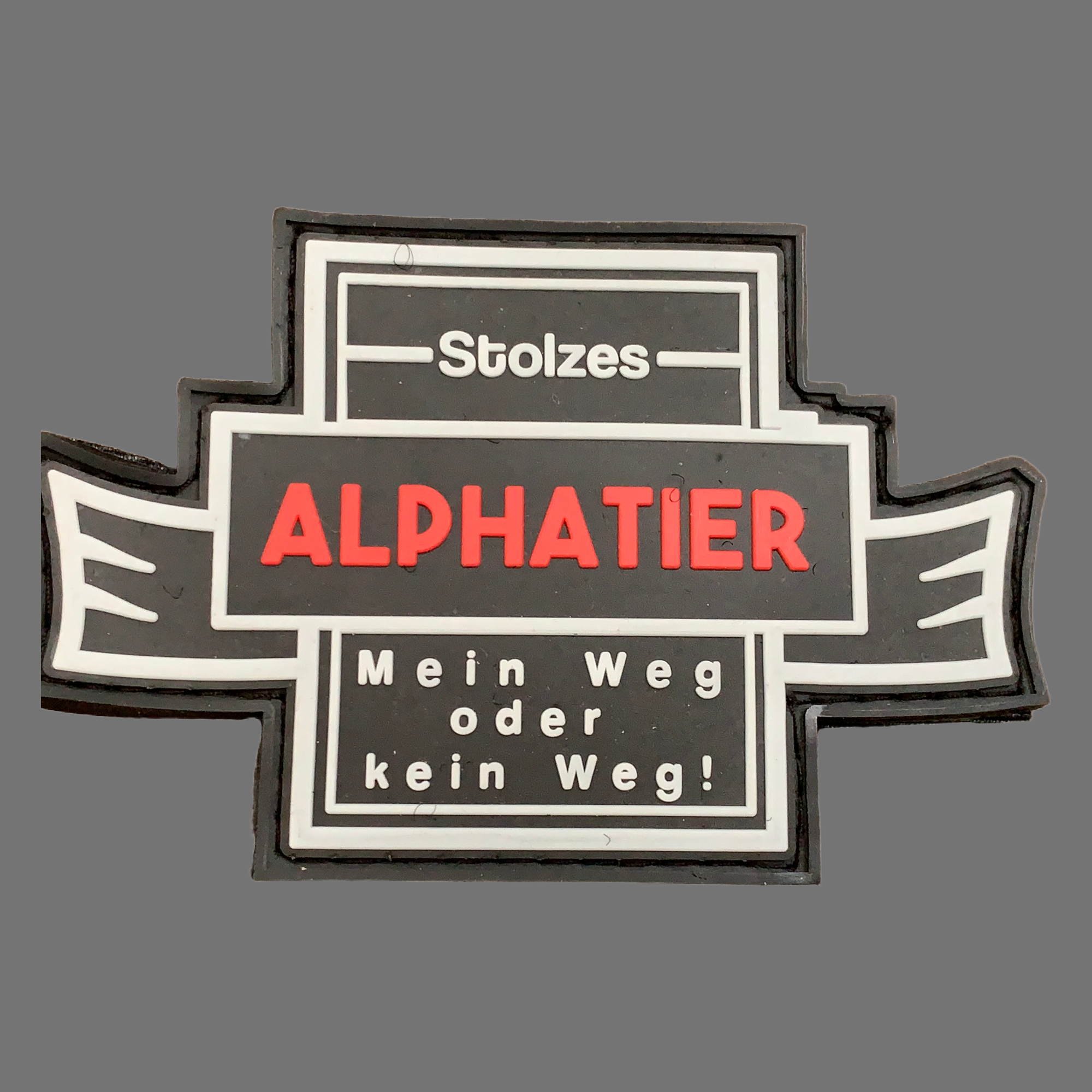 3D Rubberpatch: "ALPHATIER"