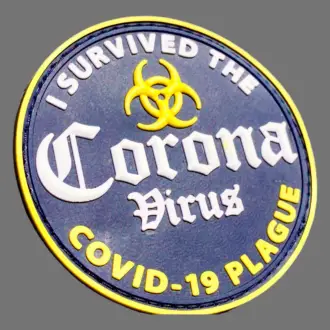 3D Morale-Patch: "I survived the Corona Virus"