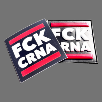 Aufkleber/Sticker "FCK CRNA"