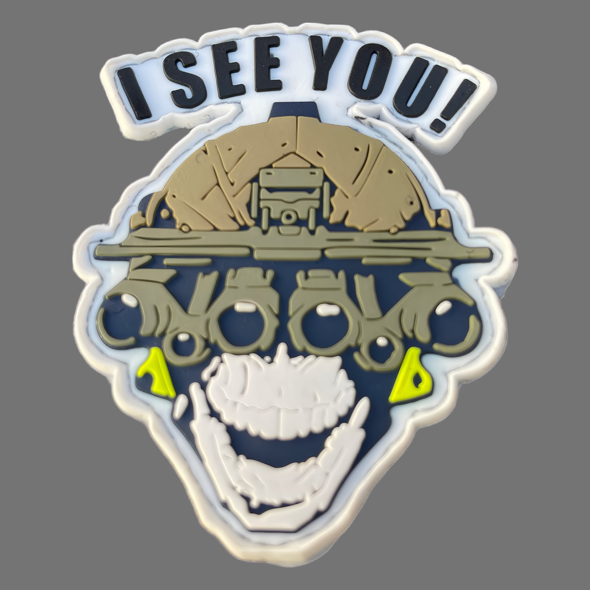 3D Rubberpatch: "I SEE YOU"