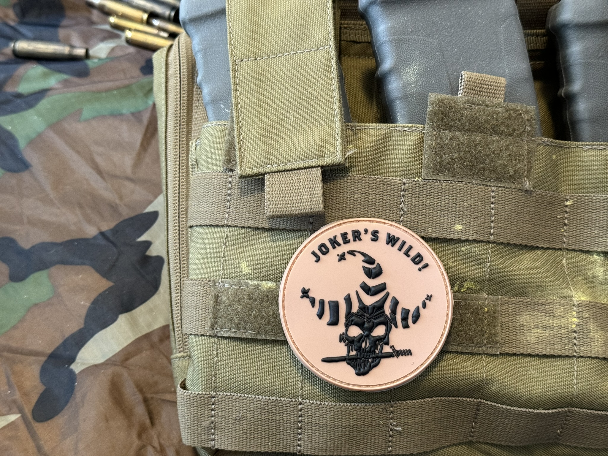 3D Rubberpatch: JOKER'S WILD! camo – Bild 2