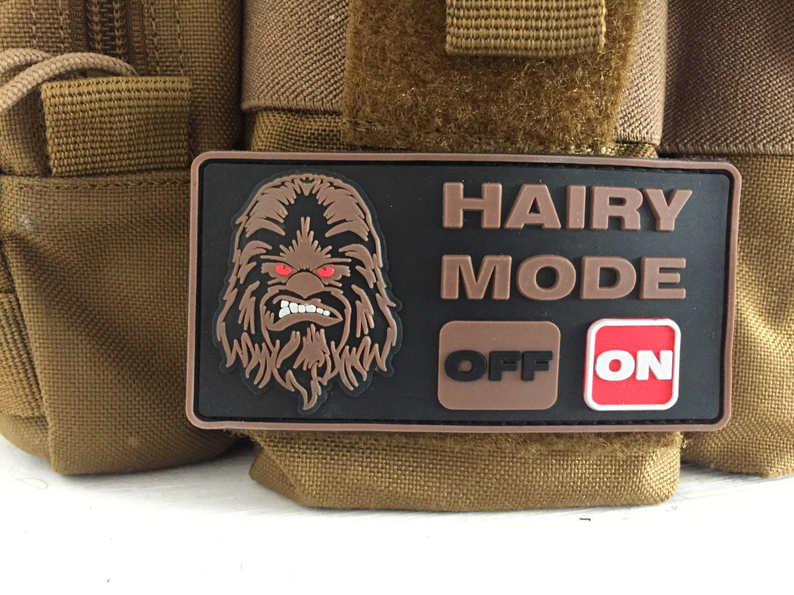 3D Rubberpatch: "HAIRY MODE: ON" – Bild 2