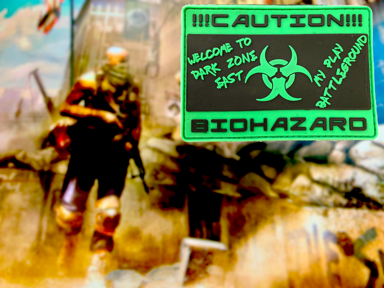 Rubberpatch: "CAUTION BIOHAZARD" – Bild 3