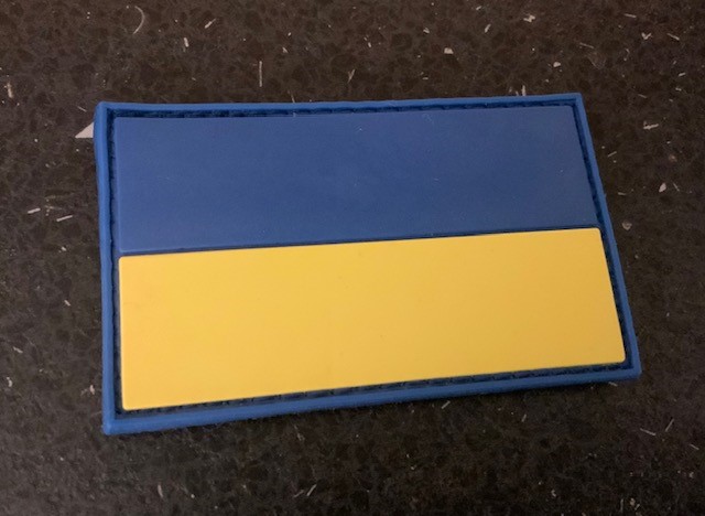 Rubber Patch: UKRAINE Flagge – Bild 2
