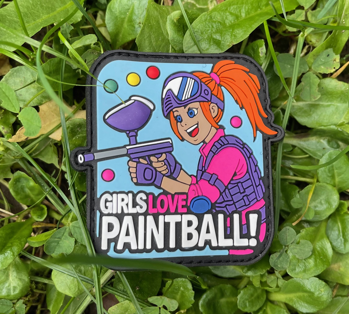 3D Rubberpatch "GIRLS LOVE PAINTBALL" – Bild 2