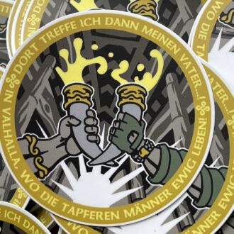 Aufkleber: "VALHALLA"