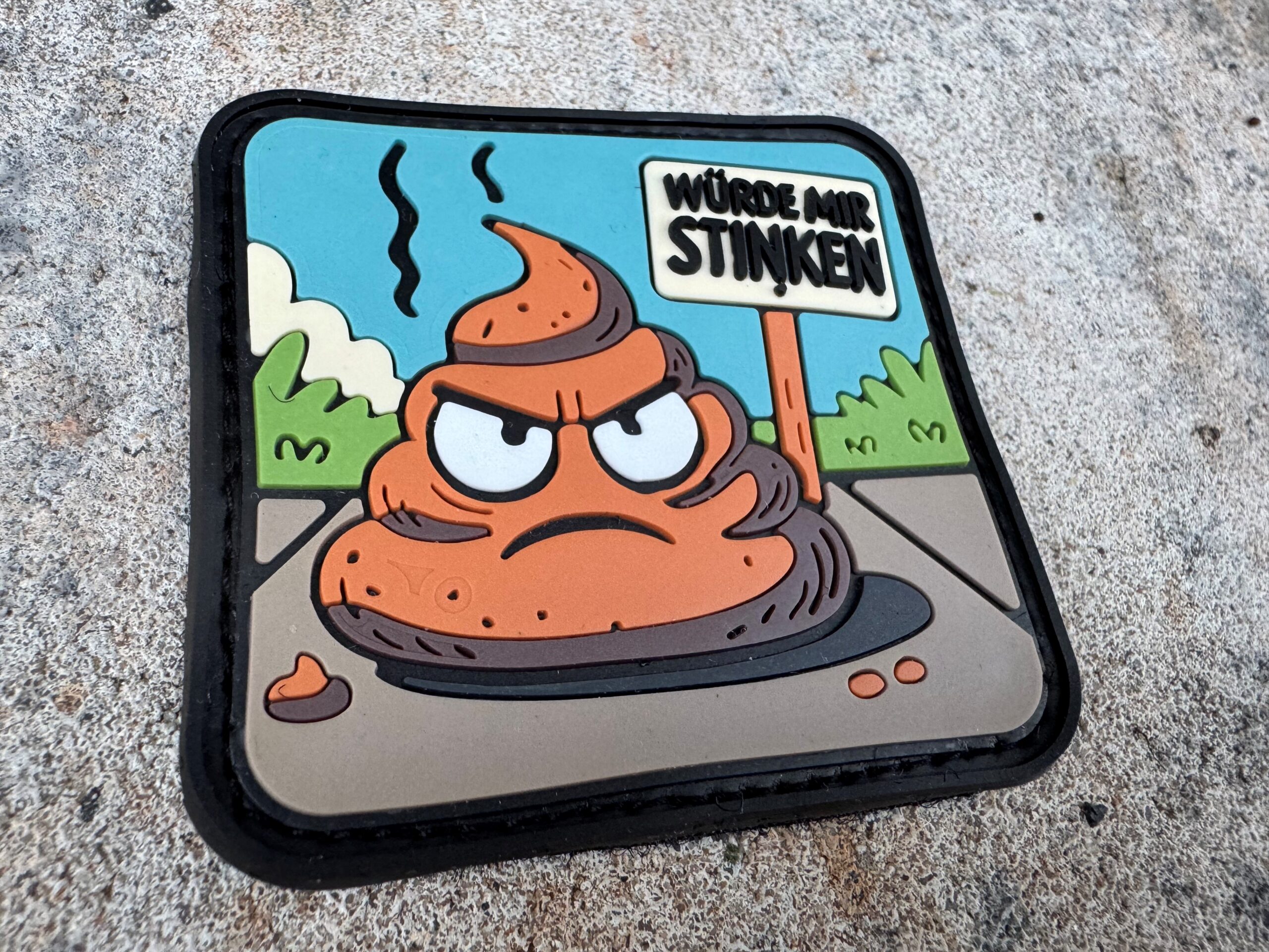 3D Rubberpatch "WÜRDE MIR STINKEN" – Bild 2