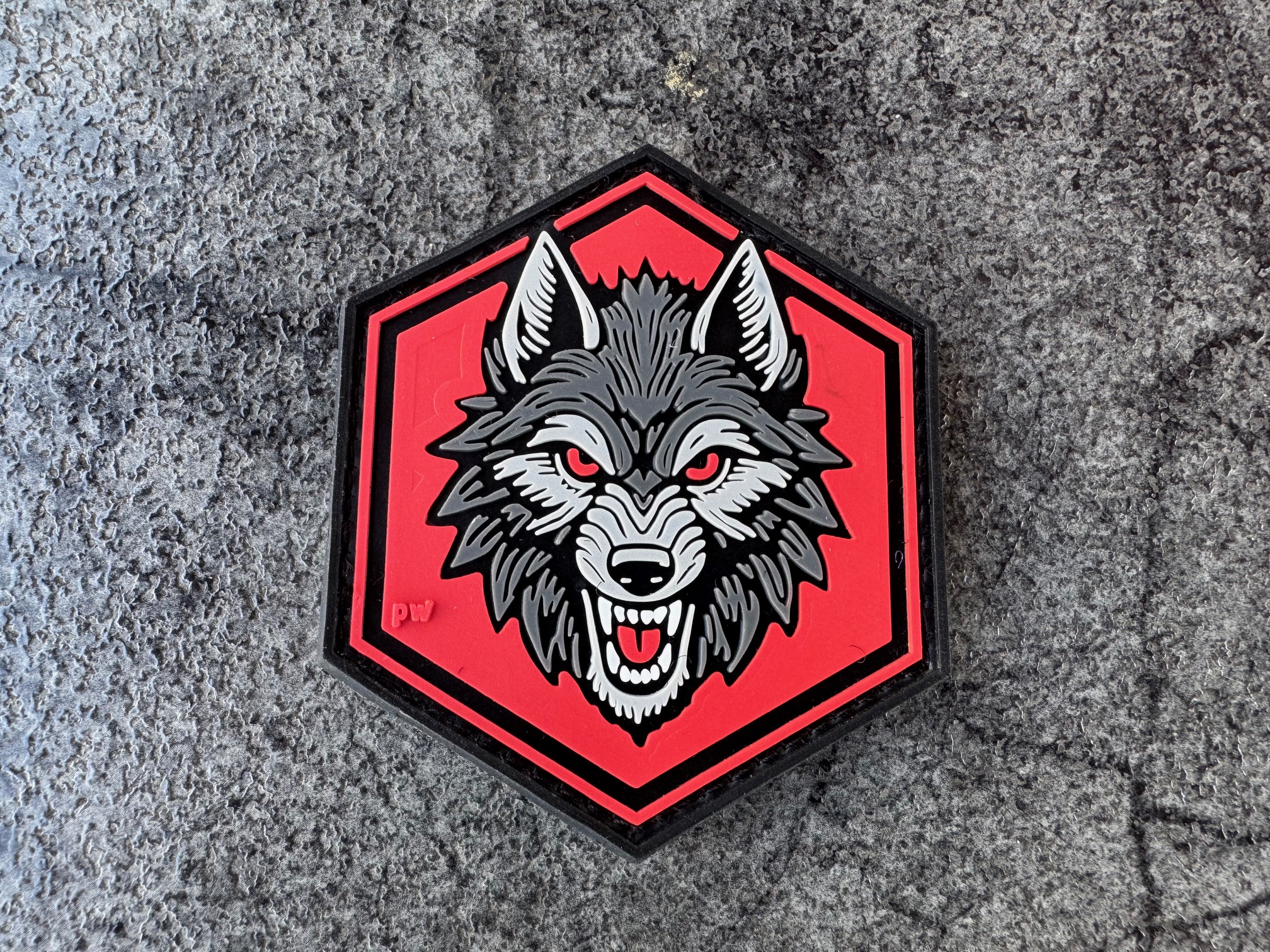 3D Rubberpatch "Wolfskopf" – Bild 2