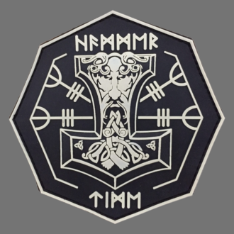 3D Rubberpatch "HAMMERTIME", wüstentarn