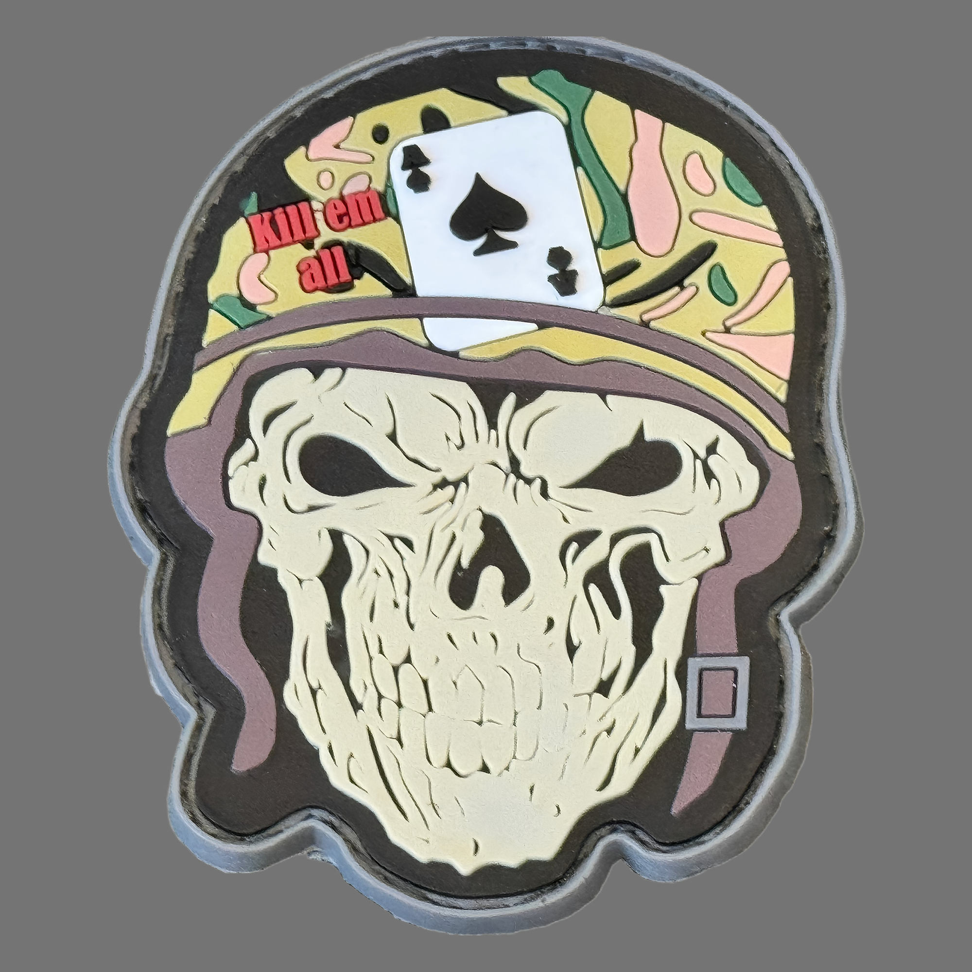 3D Rubberpatch: "Vietnam Scull"