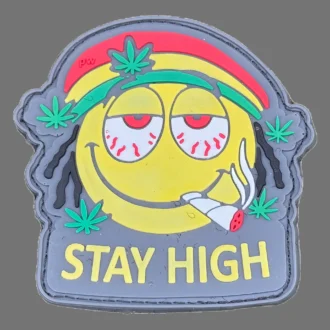 3D Rubberpatch "STAY HIGH"