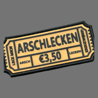 3D Rubberpatch: "ARSCH LECKEN ?3,50"