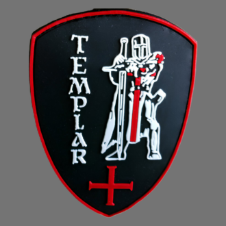 3D Rubber MORALE PATCH: "TEMPLAR"
