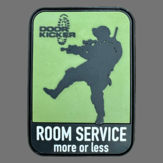 3D Rubberpatch "ROOM SERVICE green edition"