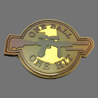3DRubber Patch:"ONE BALL ONE HIT"