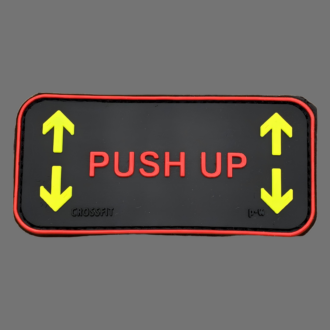 3D Rubberpatch: CROSSFIT "PUSH UP"