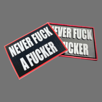 Aufkleber/Sticker "Never fuck a fucker"