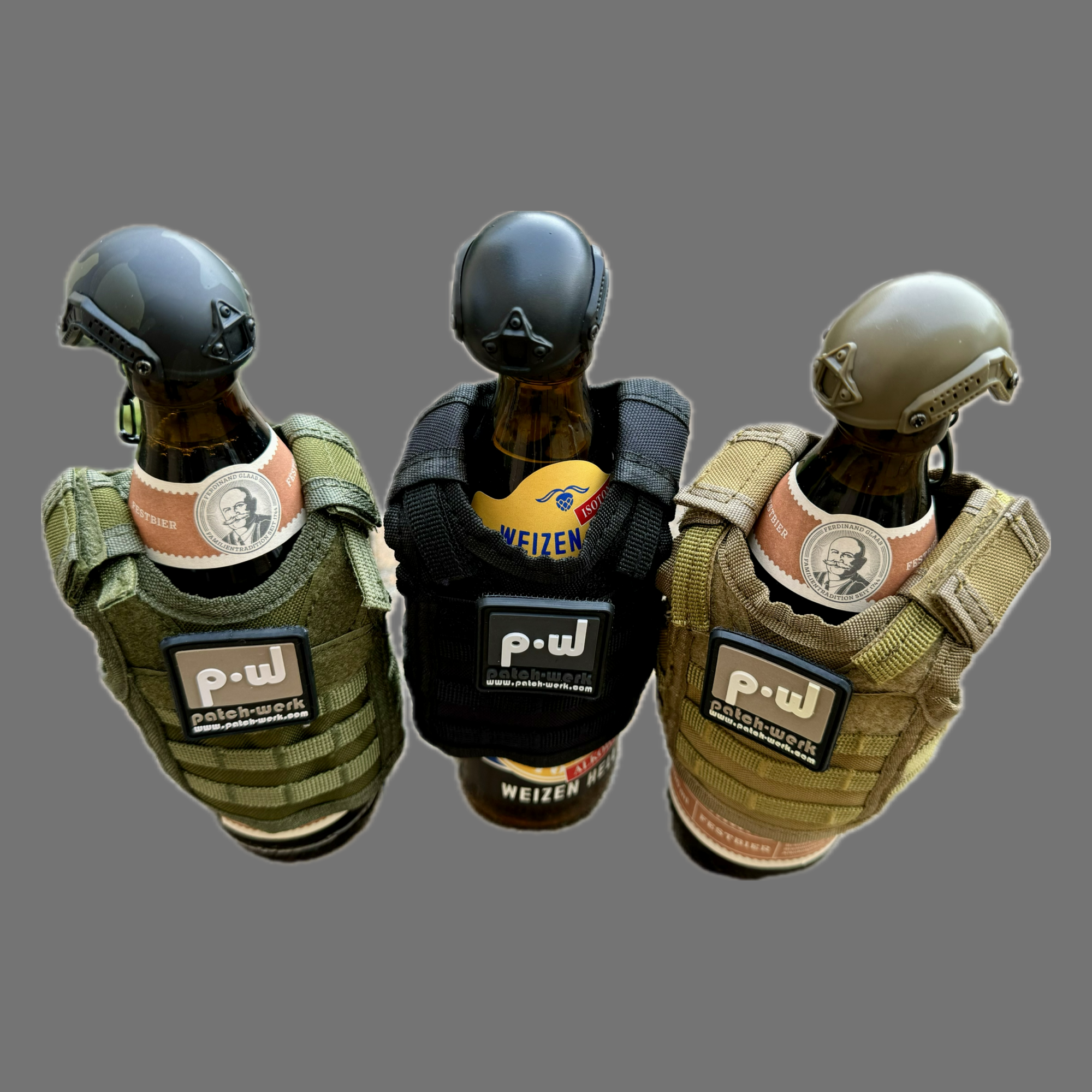 "taktische BIERWESTE" grün
