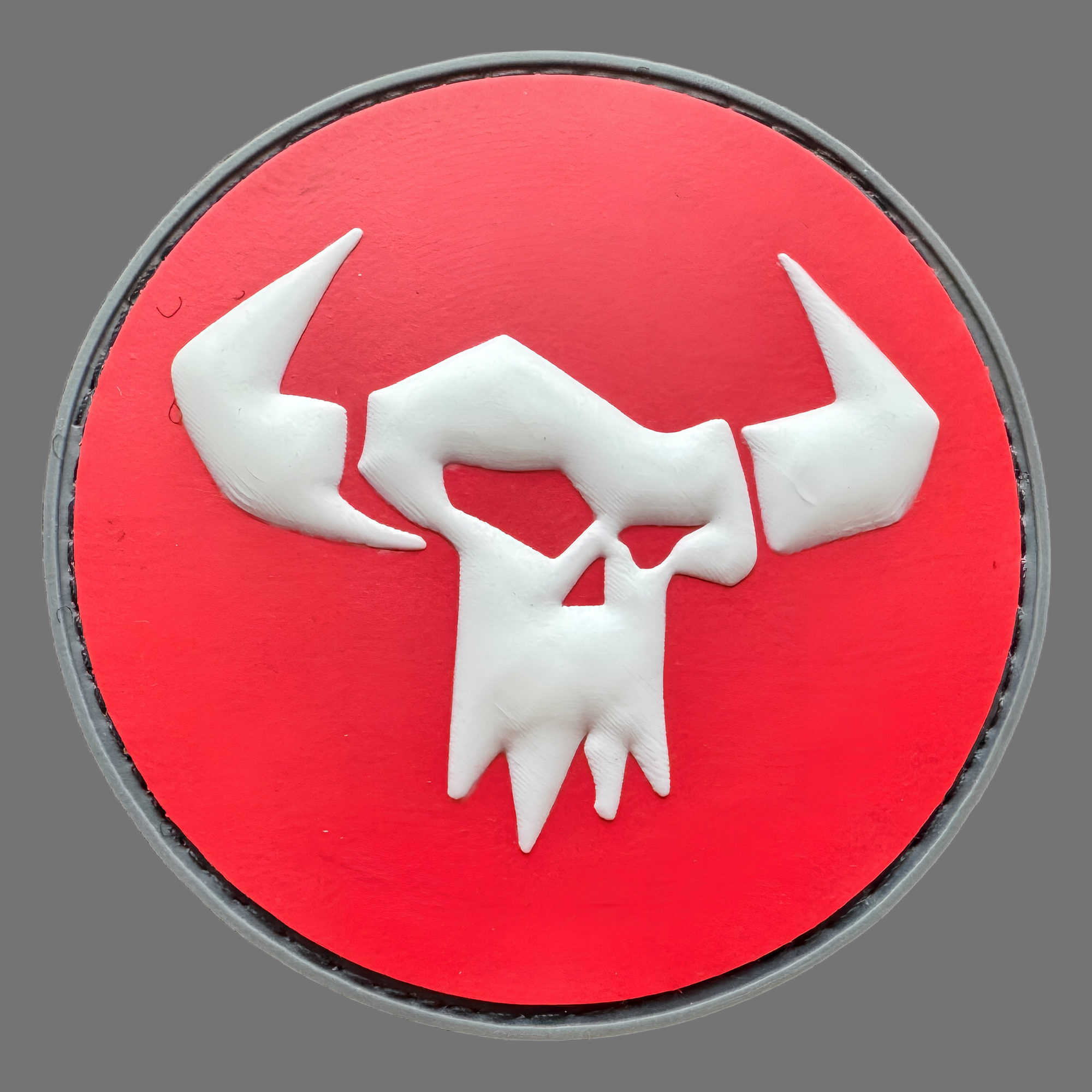 3D Rubberpatch "ORK" rot