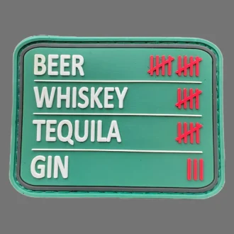 3D Rubberpatch "Drink Counter"