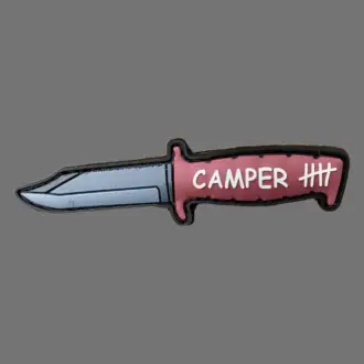 3D Rubberpatch: "CAMPER" Messer