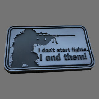 3D Rubberpatch:"I don't start fights. I end them!" Dark ops