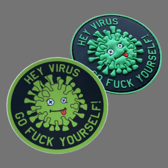 Aufkleber/Sticker "Hey Virus go fuck yourself"