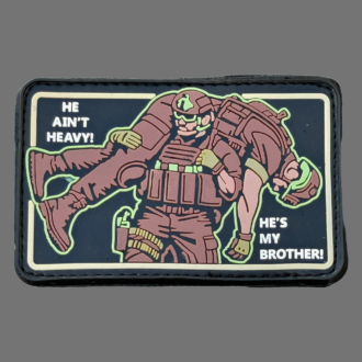 3D Rubberpatch: "He ain't heavy! He's my brother!